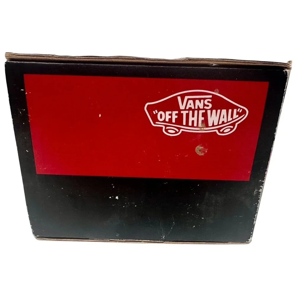 Vans Off‎ the Wall Authentic True Red/Black Toddler Baby Shoes Size 9 Rare